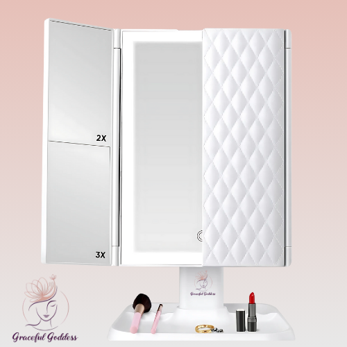 Goddess Mirror™-Trifold LED Makeup Mirror