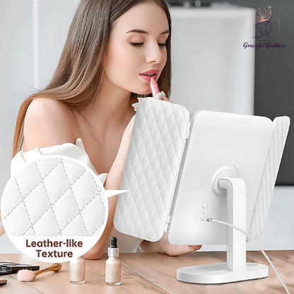 Goddess Mirror™-Trifold LED Makeup Mirror