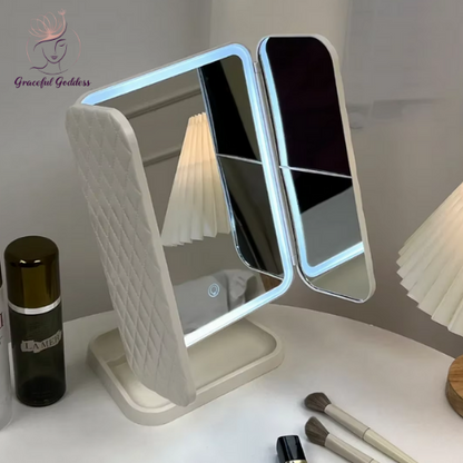 Goddess Mirror™-Trifold LED Makeup Mirror